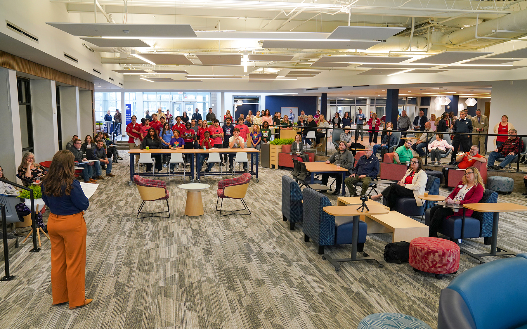 Student Center reopening event