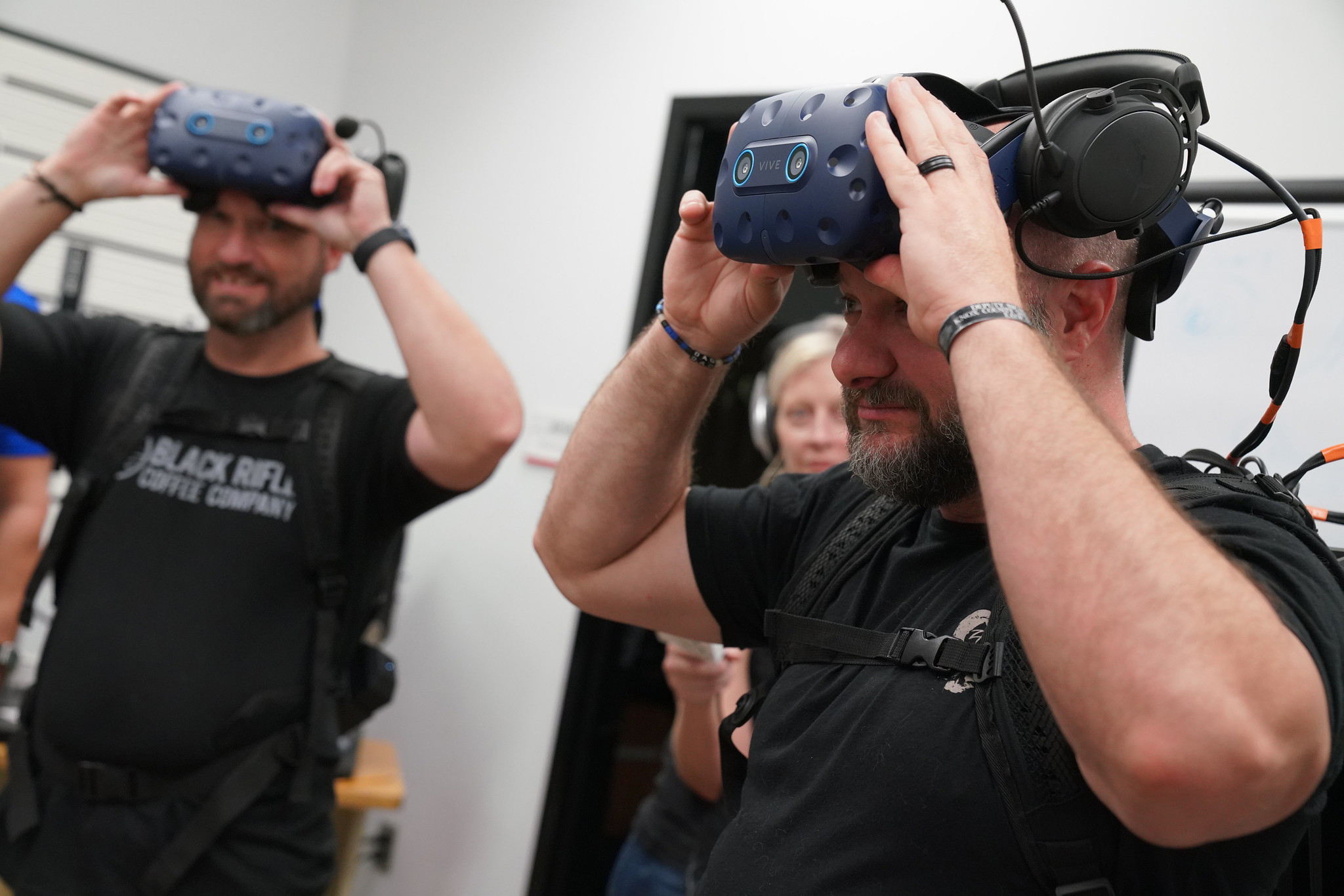 VR training lab for law enforcment