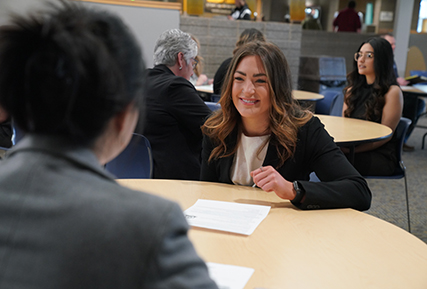 Picture of students at Sandburg's employability skills academy